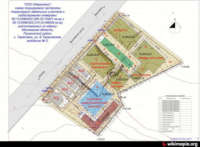 Пушкино парк схема магазинов